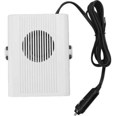 12-V-Autoheizung, tragbarer Windschutzscheiben-Luftentfeuchter und -Entfroster mit Zigarettenanzünderstecker, Weiß (1/5)
