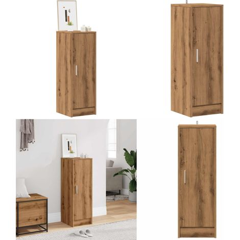 vidaXL Schuhschrank Artisan-Eiche 32x35x92 cm Holzwerkstoff (1/5)