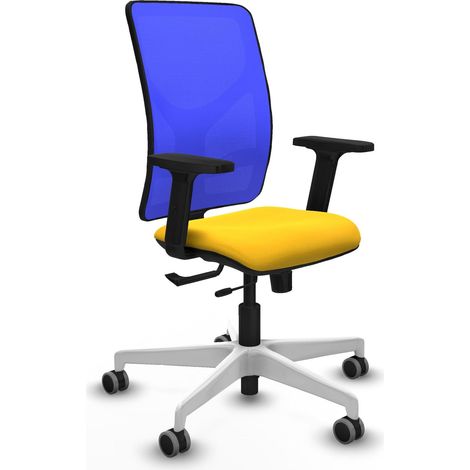 Chaise de bureau piqueras y crespo Motilla noir mousse épaisse (1/2)