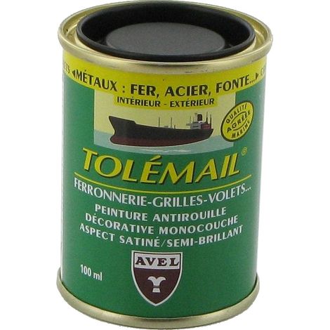 Vernice tolemail ferronnerie alta resistenza qualità marina