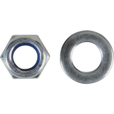 Nyloc Nuts & Washers Zinc Plated M5 Forge Pack 40 FORFPNYL5 (1/2)