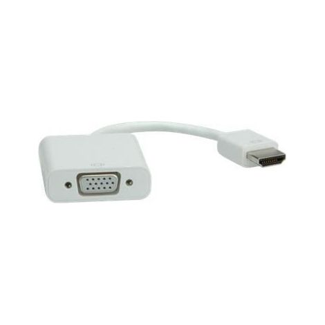 Adaptateur HDMI-VGA - ROLINE - ITB 0.15m - 0,15 m - Résolution 1920x1080 - Connecteur HDMI/VGA