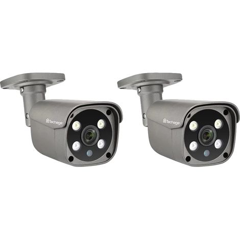 Telecamera IP, audio bidirezionale, visione notturna a colori, 2 telecamere PoE da 5 MP (1/2)