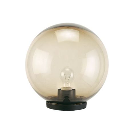 Lampione Globo Fume Cm 25 Volt 230 Max Watt  60 E27 - 1 Pz