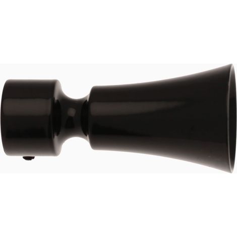 2 Embouts Tantrin - Noir Laqué - Diamètre 16