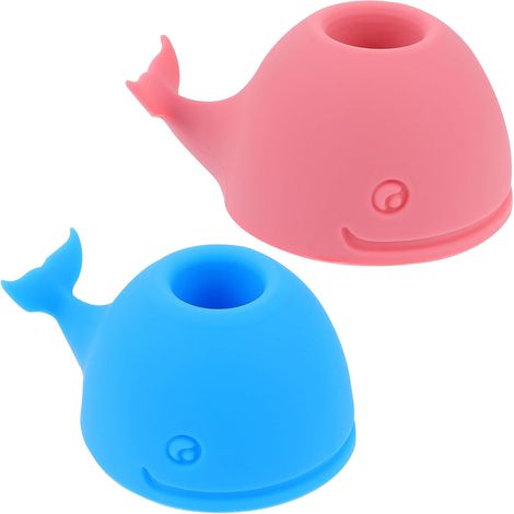 Whale Shaped Toothbrush Holder for 2 Pieces Quick Drying