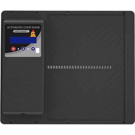1 Porte automatique poulailler, Minuterie programmable, Affichage LED, Ouverture horizontale, Pour poules canards oies (1/5)