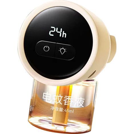 Répulsif anti-mouches électrique ABS inodore à minuterie intelligente, type à brancher, tue-mouches électrique beige (1/5)