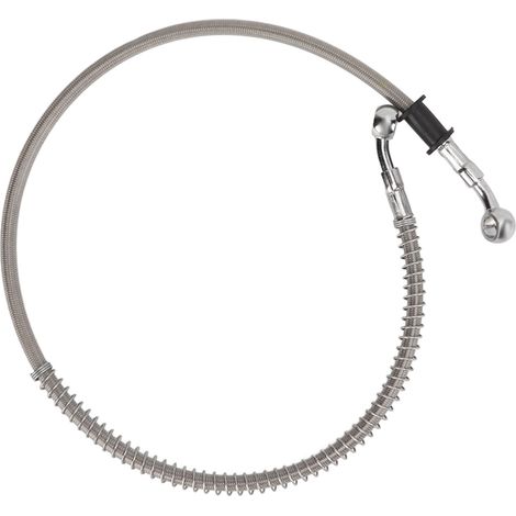 Universeller, flexibler Motorradbremsschlauch, Edelstahl, PVC, rostfrei, Hochleistungs-Kraftstoffleitung für Motorräder, 80 cm / 31,5 Zoll (1/5)
