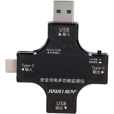 USB-Leistungstester PD-Akkukapazitätsmesser Digitalanzeige-Multimeter Strom- und Spannungsdetektor Bluetooth
