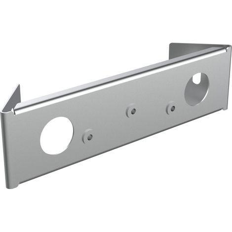 Roca – Kit de montage d'angle pour colonne de douche – Argenté – Installation facile dans les angles – Compatible avec colonnes thermostatiques