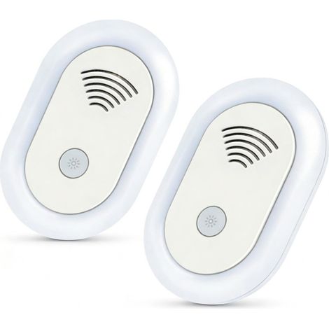 Modello 902, repellente per insetti a onde elettromagnetiche ad ultrasuoni - Luce notturna elettrica antizanzare (1/5)