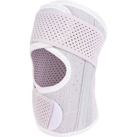 Genouillère élastique de soutien rotulien avec sangle réglable pour la sécurité sportive - Jambe droite L (1/5)