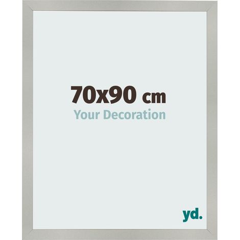 yd. - Cadre photo 70x90 - Argent Mat - MDF - Bologna (1/5)