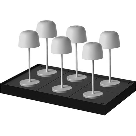 6 mini lámparas de mesa con bandeja de carga H20CM SOPHIA (1/5)