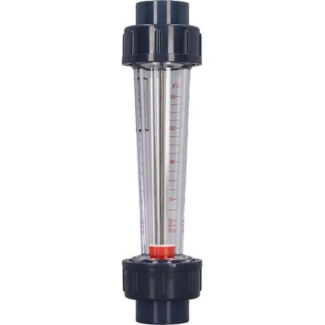 Débitmètre en plastique LZS 25 type tube débit 160 à 1600 L h rotamètre pour liquide eau outils de mesure lumière chimique (1/5)