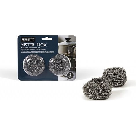 Paglietta Mister Inox 2 pz PERFETTO