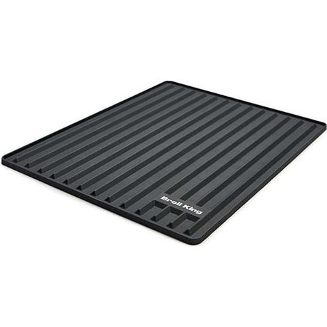 Broil King Tappetino Silicone Nero per BBQ 35x27cm (1/3)