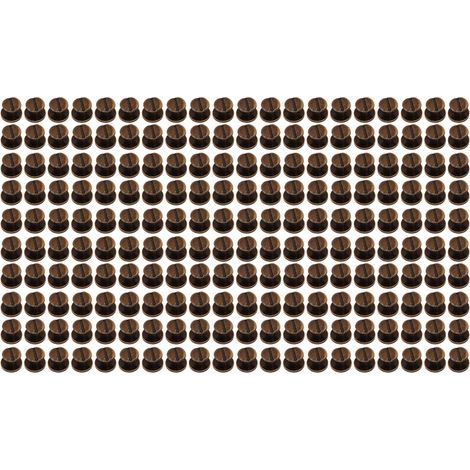 200 Vis de Reliure 9x6.5mm Kit Assorti Rivets Cuivre pour Cuir DIY, Revêtement Uniforme Électrolytique (1/5)