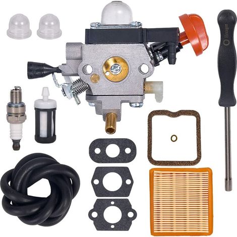 Carburatore per Stihl FS131 FS131R FS311 KM131 HT131 HT132 HT133 HT134 HT135, sostituisce il kit di messa a punto 4180-120-0617 con il kit filtro aria 4180 1417 0300 (1/4)