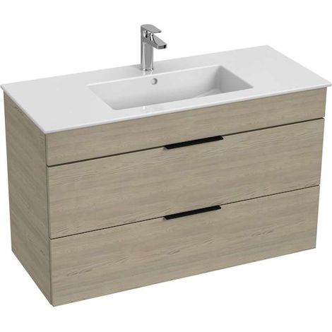 Jika Cube - Unterschrank mit Waschtisch 100x43x61 cm, Esche H4536521765141 (1/2)