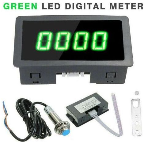 Compteur de vitesse tachymètre numérique 4 LED + capteur de commutateur de proximité Hall (1/5)