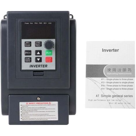 220VAC 1.5KW VFD Variateur de fréquence,monophasé 220V entrée triphasé 380V de sortie VFD variateur de fréquence variable Régulateur de vitesse de moteur Vecteur Contrôle D'Onduleur (1/5)