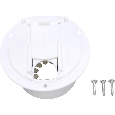 Trappe câble alimentation camping-car ABS – Installation facile ronde électrique motorhome, électricité (1/5)