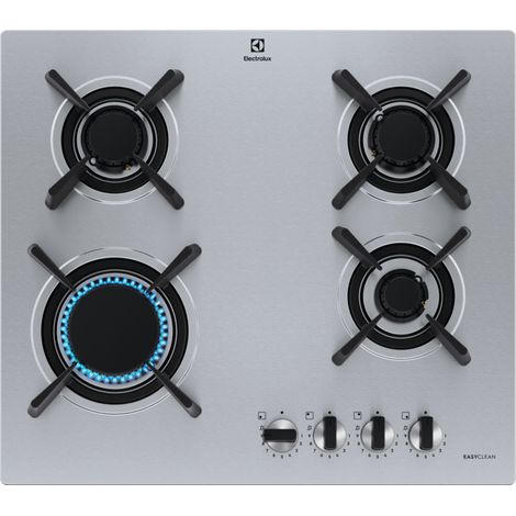 Electrolux KGU643723Z plaque Acier inoxydable Intégré 60 cm Gaz 4 zone(s)