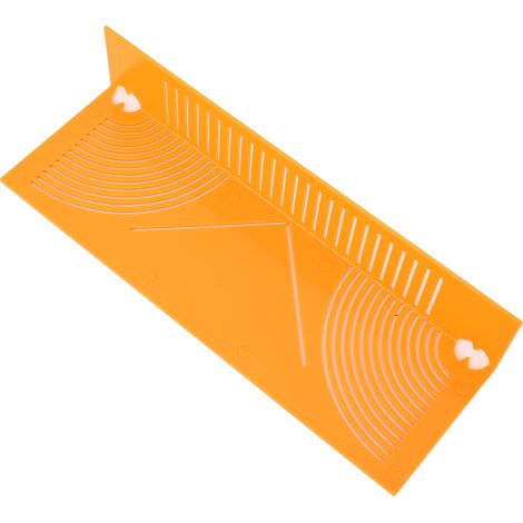 Outil de traçage d'angle et d'arc polyvalent traceur arc linéaire règle lignes parallèles pour métal bois tuyau (1/5)