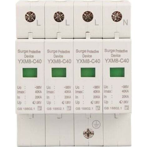 Vtizikl 4P 40KA House Surge Din Rail Lowvoltage Protector Dispositif d'arrêt pour la protection contre le tonnerre