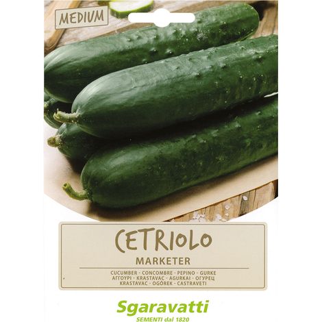 SEMI PER ORTAGGI E VEGETALI cetriolo Marketer- 20 pezzi  - SGARAVATTI