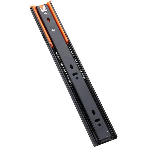 lot De1 Coulisse De Tiroir 250 Mm, Glissires Pour Tiroirs  Roulement  Billes Fermeture Amortie Et Silencieuse, Glissire  Extension Complte Avec Am (1/5)
