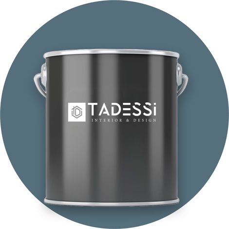 TADESSI Wall Select Wandfarbe Blau - Kaltblau - abwaschbare Innenfarbe matt - Dispersionsfarbe - Geruchsarm und Lösemittelfrei (1/5)