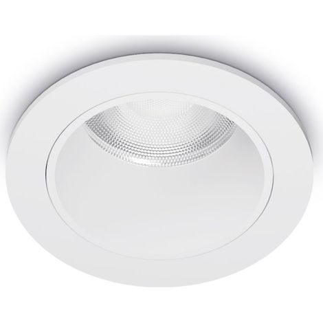 Ideal Lux Faretto Ad Incasso Serie QUARK 1 Luce LED Integrato Bianco Alluminio