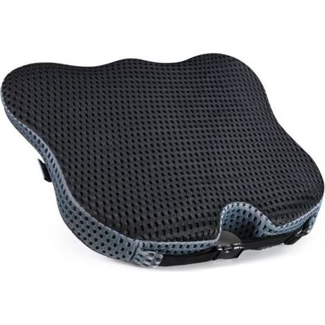 Coussin d'assise en mousse à mémoire de forme douce et dense, design en coin avec dossier surélevé pour élargir le champ de vision, confort optimal pour le bas du dos et les hanches (1/4)