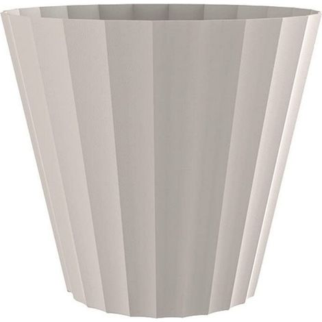 Vaso Doric ad iniezione Colore grezzo Ø22x20cm (1/2)