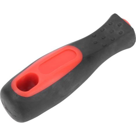 1 - Manche de Lime - Poignée Filetée - Design Ergonomique Antidérapant en Plastique Haute Densité pour Réparation de Fer à Cheval - Noir - 1x0,5cm (1/5)