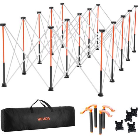 Transport facile sans assemblage, pied d'établi portable avec sac, charge 2724 kg pour atelier et garage (1/5)