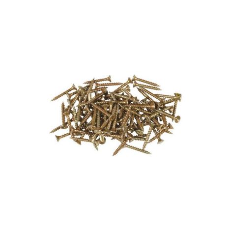 Vis à bois à tête fraisée 3,5 x 20 mm en acier - Lot de 1000 unités