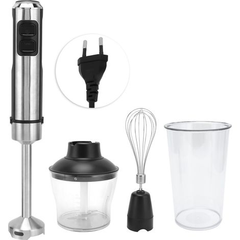 Mixeur multifonction 4 en 1 1200 W en acier inoxydable, à main (1/5)