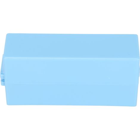 Porte-fraise dentaire professionnel 30 emplacements, boîte à fraises avec couvercle anti-poussière, nettoyage haute température, bleu (1/5)