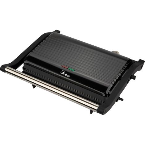 Ardes ARBIS01 Grill eléctrico negro 1000 W placas giratorias