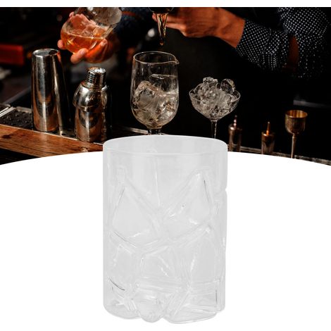 Verre à whisky créatif en borosilicate de haute qualité, à motif pierre, verre de style vintage, verre à petit-déjeuner transparent, parfait comme cadeau pour les amis, 320 ml. (1/5)