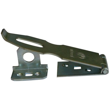 Porte-cadenas à recouvrement avec piton acier 140 x 50 mm - TORBEL INDUSTRIE