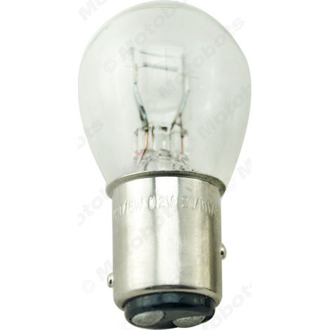 Car headlights S25 12V BAY15D high/low pitch 1157 P21/5W halogen lamps, brake lights, and taillights with warm white light (10 units) (1/4)