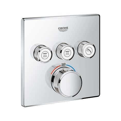 Grohe Grohtherm SmartControl Unterputz-Thermostatmischer 3 Ausgänge (29126000)