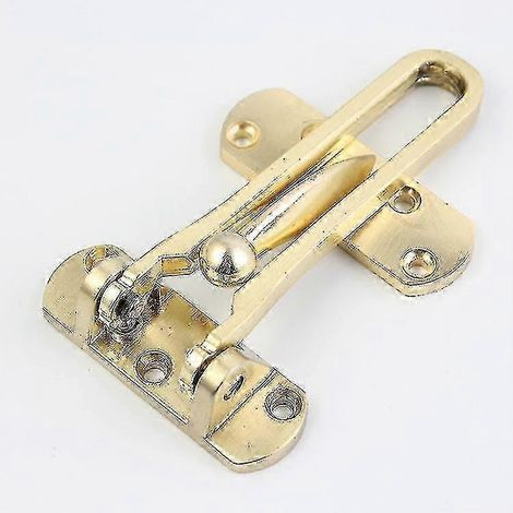 Chaîne de sécurité pour porte avant avec barre pivotante, finition nickel brossé (1/2)