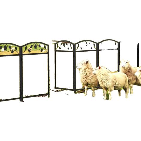Parc pour Chien, Métal avec Revêtement Anti-Rouille, Dimensions 30x24 pouces, Forme Ajustable, 5 Panneaux, Verrou de Sécurité Inclus (1/5)