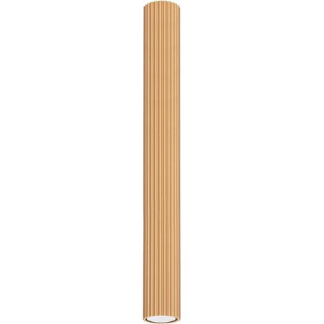Spot Leuchte Decke Aluminium D: 6,5 cm rund Aufputz in Gold GU10 Modern (1/5)